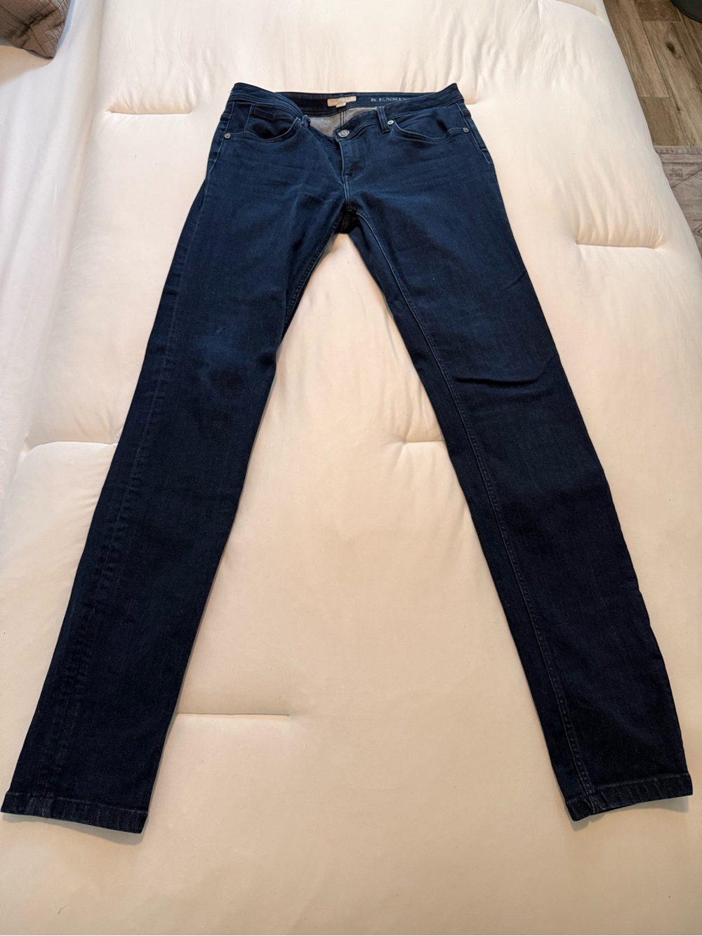 Burberry Navy Slim Straight Jeans